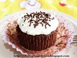 Chocolate Oatmeal Cupcake with Frosting