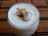 Apple Milk shake - with Vanilla flavoured - Vanilla Icecream Apple Milkshake