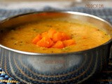 Easy Carrot dal Recipe - Side dish for Chapathi,Roti & Rice