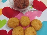Instant Thavala vadai - tapala chekkalu - With onion chutney- (with pictures)