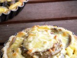 Artichokes and feta  tartlettes - Ταρτάκια με αγκινάρες και κρέμα φέτας