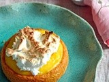 Orange and meringue tartlets - Ταρτούλες με κρέμα πορτοκαλιού και μαρέγκα
