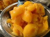 Easy Homemade Peach Sorbet…All Year Round (With Only a Food Processor)