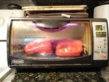 Easy Toaster Oven Roasted Red Peppers