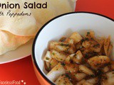 Indian Restaurant-Style Mint Sauce and Onion Salads