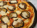 Pizza with Aubergine and Two Cheeses