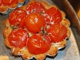 Cherry Tomato Triscuit Tartlets