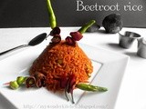 Beetroot rice or an ueo in my kitchen