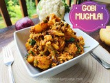 Gobi Mughlai - Roti,Gobi sabji and salad