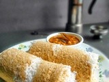Gothambu Puttu -Kerala Style / Whole wheat Puttu / Whole wheat Steam Cake