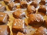 Homemade Chocolate Covered Sea Salt Caramels