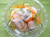 Lemony-Dill Cucumber Radish Salad