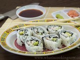 How to make sushi:  California Roll