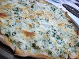 Spinach and Artichoke Dip Pizza