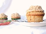 Cinnamon Cupcakes with Brown Sugar Toffee Pecan Buttercream Frosting