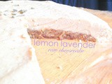 Raw Vegan Lavender Lemon Cheesecake