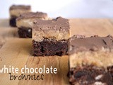 White Chocolate Chip Cookie Dough Brownies