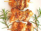 Air Fryer Lemon Chicken Skewers