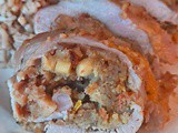 Apple Stuffed Pork Tenderloin Rolls
