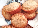 Banana Peach Cake Mix Muffins