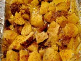 Cajun Seasoned Crunchy Potato Cubes