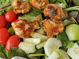 Cajun Shrimp or Chicken Topped Salad