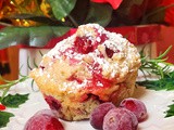 Cranberry Orange Sour Cream Muffins