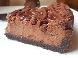 Creamiest New York Style Chocolate Cheesecake