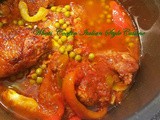 Grandma's Chicken Thighs Sauce and Peas Recipe
