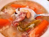 Ham, Cabbage and White Bean Soup