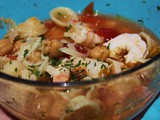Italian ChickPea Shrimp Soup Diavolo