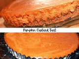 Pumpkin Custard Tart with Pecan Crust