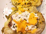 Slow Cooker Baked Potatoes and Toppings