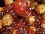 Slow Cooker Grape Jelly Meatball Appetizers