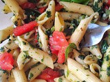 Spinach Tomato Pasta Salad