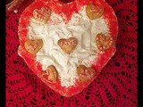 Valentine's Chocolate Cream Filled Pastry Heart
