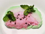 Watermelon Bombe Molded Sherbet Recipe