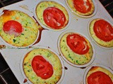 Zucchini Tomato Cupcake Quiche Recipe