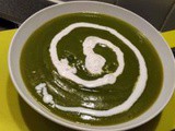 Leek and spinach soup
