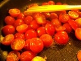 Lunch Box: Pasta with cherry tomatoes and mozzarella