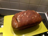 Rye flour bread