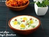 Curd Rice - Thayir Sadham