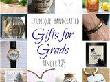 12 Unique, Handcrafted Gifts Your Grad Will Love {All Under $25}