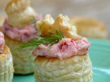 Smoked Salmon Pastry Cups {with Marscarpone & Fresh Dill}