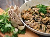 Wild Rice with Oyster Mushrooms