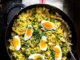 Kedgeree: Curried Rice, Smoked Fish, & Boiled Eggs