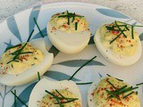 Chive Deviled Eggs (Kids' Favorite)