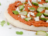 Refreshing Middle Eastern Pizza