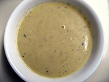 Roasted Cauliflower and White Cheddar Soup (Lightened)