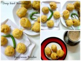 Aaloo Bonda made in Paniyaram pan    ( Spicy mashed potato balls )